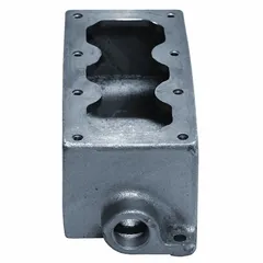Aluminum dead-end enclosure for up to three devices in hazardous locations. Features a 3/4 in hub and 9 3/16 in overall height. Used in areas where flammable gases or vapors may be present.