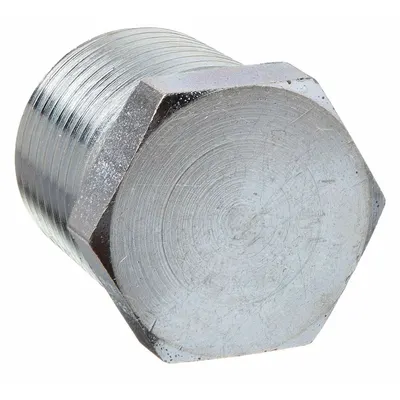 PARKER Plug: Solid Hex Drive Plug, Carbon Steel, 1/4 in, NPT Threaded - Threaded Instrumentation Extreme-Pressure Pipe Fittings