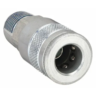 PARKER Quick Connect Hose Coupling: 3/8 in Body Size, 1/4 in Hose Fitting Size - Tru-Flate Automotive Steel Quick-Connect Air Coupling Bodies