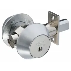 Standard cylindrical deadbolt for doors up to 1 3/4 in thick. Features a satin chromium-plated finish, Protec2 keyway, and conventional core cylinder with core included. Not ADA compliant or ligature-resistant. Suitable for commercial or industrial access control applications.