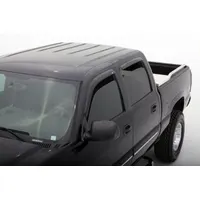 Air Deflector: Side Windows, Front and Rear, Black, 1 7/8 in Ht (MPN 94355)