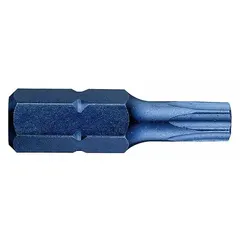 These insert Torx bits feature a T30 size with a Torx head and hex shank, made from S2 steel. The 5-pack is suited for driving Torx fasteners in assembly, repair, and fabrication tasks using impact drivers or screwdrivers.