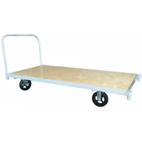 WESTWARD Platform Truck: 2,000 lb, 72 in L x 36 in W x 11 1/2 in H Deck, 8 in Caster Dia