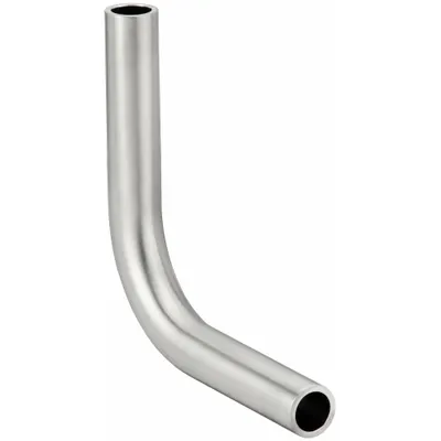 MAXPURE Sanitary Fitting Elbow: 88° Elbow, 1 1/2 in OD x 1 1/2 in OD Size, Weld - 316 Stainless Steel Sanitary Tube Fittings