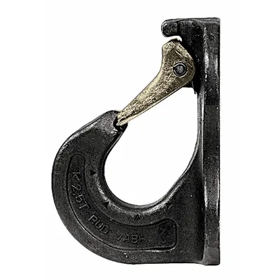 RUD CHAIN Excavator Hook: 8,820 lb Working Load Limit, 100 Hook Grade, Steel - Weld-On Excavator Hooks for Lifting