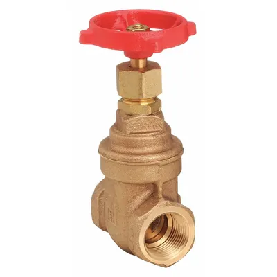 MILWAUKEE VALVE Gate Valve: 3/4 in, Bronze, Non-Rising, FNPT x FNPT - Non-Rising Stem Bronze General Purpose Gate Valves