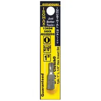 EAZYPOWER Driver Bit: Insert Bit, Imperial, Clutch Head, 3/32 in Bit Industry Size, Std, Hex, Power (MPN 73491/B)