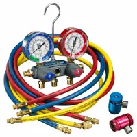 YELLOW JACKET Charging Manifold: Automotive, Aluminum Alloy, 6 Pieces (MPN 49849)