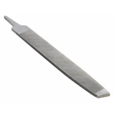 WESTWARD Machinists File: Rectangular, Bastard Cut, 8 in Lg without Tang, 13/16 in Wd - Tapered Single-Cut Rectangular Files