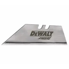 Steel replacement utility blade with straight edge and standard tip. Blade width 3/4 in, thickness 0.024 in. For cutting cardboard, drywall, plastic sheeting in construction, warehousing, and packaging.