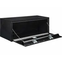 BUYERS PRODUCTS Underbody Truck Box: Underbody Truck Box, Single Drop-Down Door Door, Gloss Black (MPN 1702310)