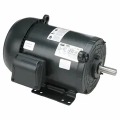 This Dayton rigid base 3-phase AC motor is totally enclosed fan cooled (TEFC) and delivers 2 hp at 3520 RPM on 230/460V AC. It draws 5.3/2.65 A full load current. Suitable for continuous-duty applications such as pumps, fans, conveyors, and compressors.