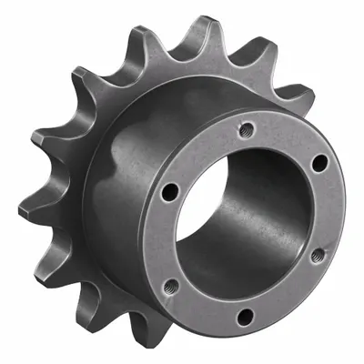 TRITAN Sprocket: For 80 Chain, 14 Teeth, 4.494 in Pitch Dia, 4.98 in Outside Dia - Size 80 Bushed-Bore Roller Chain Sprockets