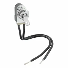 This panel-mount toggle switch from the 110/216 Series is a single-pole single-throw (SPST) device with a 3-position On/None/Off function. It features 2 wire lead connections and is rated for 3 A at 250 V AC. Suitable for on/off control in industrial equipment, control panels, and machinery where a maintained off position is required.