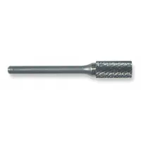 WIDIA Carbide Bur: Cylinder, SA-5, Double Cut, 1/2" x 1" Head, 1/4" Shank (MPN M41217)