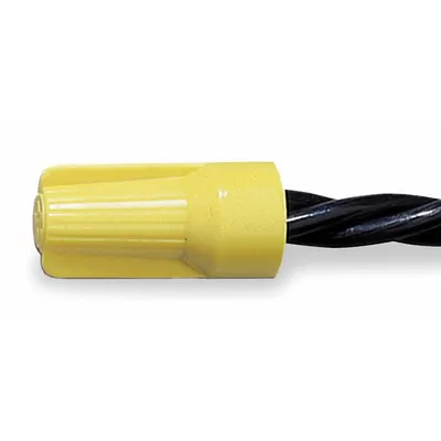 BUCHANAN Twist-On Wire Connectors: Yellow, 600 V, 100 - General Purpose Wire Connectors