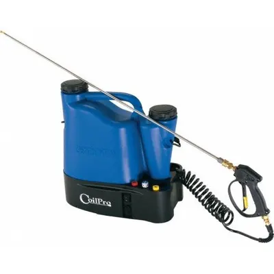 GOODWAY Coil Cleaning System: Battery, 0.6 gpm Flow, 125 psi, 1/4 in Hose Connection - Battery-Powered Coil Cleaners