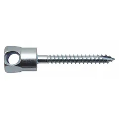 This rod hanger is designed for horizontal mounting on wood structures to suspend threaded rod. It accommodates 1/4 in screw size and has an overall length of 1 13/16 in. Supplied in a 25-pack for multiple installations. Not ICC approved for cracked or un-cracked concrete and not seismic approved.