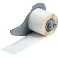 Wraparound Label: 1/4 in x 1 1/2 in, Nylon, Black on White, For 10 AWG to 4 AWG Wire Gauge (MPN M7-28-499)