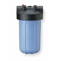 PENTAIR/PENTEK Water Filter Housing: 3/4 in, NPT, 12 3/4 in Overall Ht, 7 3/8 in Overall Dia, Blue (MPN 150469-75)