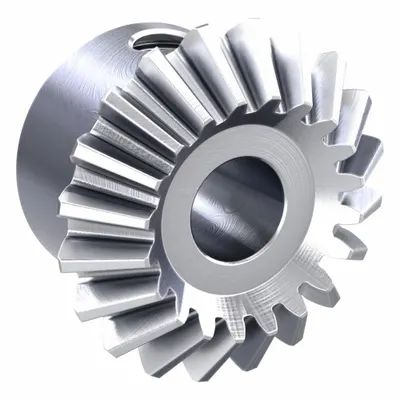 KHK GEARS Miter Gear: For 90° Shaft Angle, Module m 1, 20 Teeth, Stainless Steel - Straight Teeth Metric Miter Gears