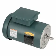 Totally enclosed fan-cooled (TEFC) C-face AC motor rated 1 hp at 882 RPM, 230/460V AC, 1.6 A full load current. Suitable for industrial equipment such as pumps, fans, conveyors, and compressors requiring a compact C-face mounting configuration.