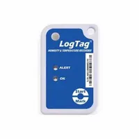 LOGTAG Data Logger: 0%to 100% Relative Humidity Measured, -40°F to 185°F, -40°C to 85°C, HASO-8, USB