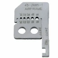 Wire Stripper Replacement Blades: 1 2/5 in Overall Lg, Steel, Less than 6 in, 10F590, 45-2685 (MPN 45-2685-1)