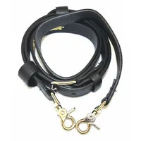 MOTOROLA Radio Strap: Fits Motorola, Black, Hard Leather, Straps, Leather (MPN RLN6487A)