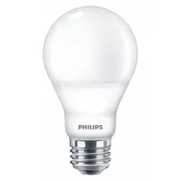 PHILIPS Compact LED Bulb: Medium Screw (E26), LED, (A) Classic, A19, 8.8 W Watt, 2700K, Frosted (MPN 8.8A19/PER/927-22/P/E26/WG 6/1FB T20)