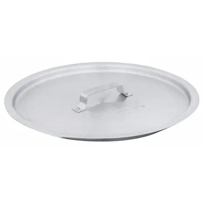 CRESTWARE Stock Pot Cover: 60 qt Compatible Pot Capacity, 18 1/4 in Dia, Aluminum - Covers