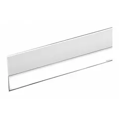 This door sweep is a single fin insert type made of vinyl with a bronze finish. It measures 36 inches in length and 1-1/2 inches in width. Used to seal the gap under a door, it helps block drafts, dust, insects, and noise in commercial and industrial facilities.