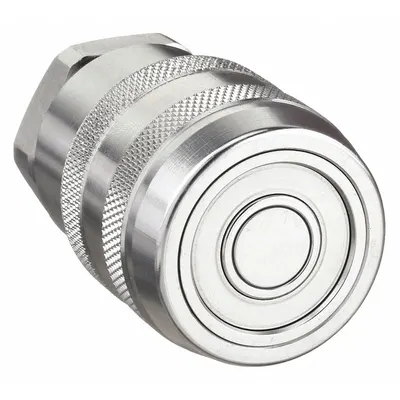 Parker Hydraulic Quick Connect Hose Coupling: 1 in Coupling Size, 316 Stainless Steel - 71 Series Hydraulic Quick-Connect Coupling Bodies