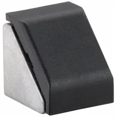 This inside corner bracket is designed for 40 Series structural framing systems. Made of aluminum with an unfinished finish, it measures 62.3 mm x 57 mm x 57 mm and features a drop-in mounting type for easy installation. Used to provide 90-degree corner connections in framing structures such as machine guards, workstations, and enclosures.