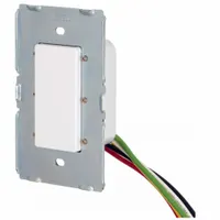 HUBBELL Wall Switch: Touch Switch, 3-Way, Maintained, White, 120/277V AC, 8 A (MPN WSS1277)