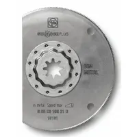FEIN Oscillating Tool Blade: 4 in Blade Wd, 4 in Overall Lg, Long Cutting, Starlock Connection (MPN 63502196210)