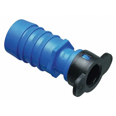 HYDRORAIN Adapter: 1" Insert x 1/2" BLR, ABS Plastic, 150 psi Max Working Pressure - Irrigation Adapter Fittings