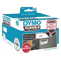 Pre-Cut Label Stock Roll: 1 1/4 in x 2 1/4 in, Acrylic, Permanent Adhesive, 800 Labels, Permanent (MPN 1933084)