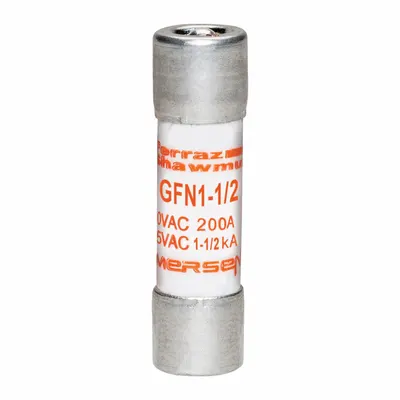 MERSEN Fuse: GFN Series, Midget, Time-Delay, 1.5 A, 250 V AC, 13/32 in x 1 1/2 in - Time-Delay Cylindrical Fuses