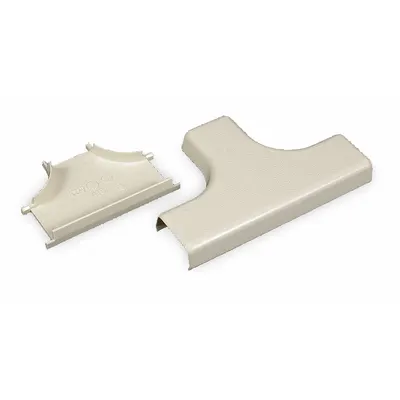 LEGRAND Tee: 400, 1 in Wd, 1/2 in Ht, Plastic - Tees for Nonmetallic Single-Channel Raceways