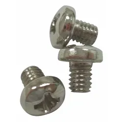 Pack of three nozzle screws for securing heat gun nozzles. Designed for use with the HG-501A model. Used in applications such as shrink wrapping, paint stripping, and thawing pipes.
