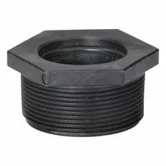 This fume barrier is constructed with a polypropylene body and a Viton seal. It is used to contain and redirect fumes in industrial ventilation systems, such as exhaust ductwork in laboratories and processing facilities.