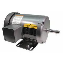 BALDOR M3535 is a 1/3 hp, 1140 RPM, 230/460V AC, 3-phase general purpose motor with a totally enclosed fan-cooled (TEFC) enclosure. Rigid base mount for stable installation. Suitable for industrial applications such as pumps, fans, conveyors, and compressors.