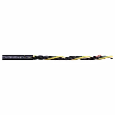 CHAINFLEX Motor Cable: 8 AWG, 4 Conductors, Order by the Foot, TPR Jacket - Continuous Flexing Power Cables