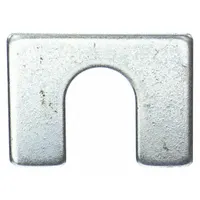Slotted Shim,Untabbed,0.0625" Thk,PK100: Untabbed, AA Trade Size, 1 1/8 in Shim Lg, Steel, 100 (MPN 6015PK)
