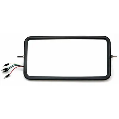 VELVAC Rectangular Flat and Convex Heated Mirror 16x7 in Passenger Side - Rectanglar Mirrors