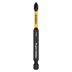 This #2 Phillips impact bit features a standard hex shank and an overall length of 3-1/2 inches. It is designed for driving screws with impact drivers in construction and assembly tasks.