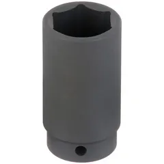 This 1/2" drive impact socket features a 29 mm metric size with a 6-point design and standard length. It is constructed with a manganese phosphate finish. Suitable for use with impact tools in fastening applications requiring a 29 mm socket.