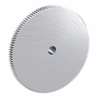 KHK GEARS Spur Gear: Module m 1, 120 Teeth, 12 mm Bore Dia, Stainless Steel, 20° Pressure Angle - Metric Spur Gears with Standard Hub