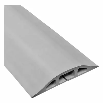 ELECTRIDUCT Cable protector: 1 Channels, 3 1/4 in Overall Wd, 3/4 in Overall Ht, 10 ft Lg - Flexible Rubber Cable Floor Covers